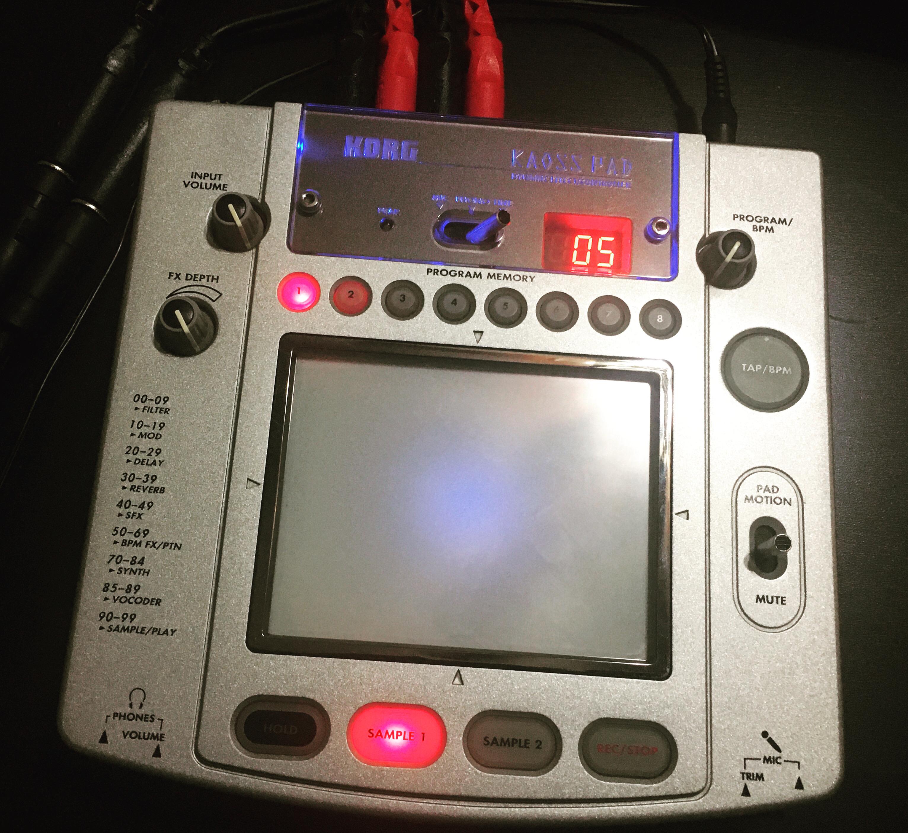 NPD] Korg Kaoss Pad 2 (I know it's technically not a pedal, but it