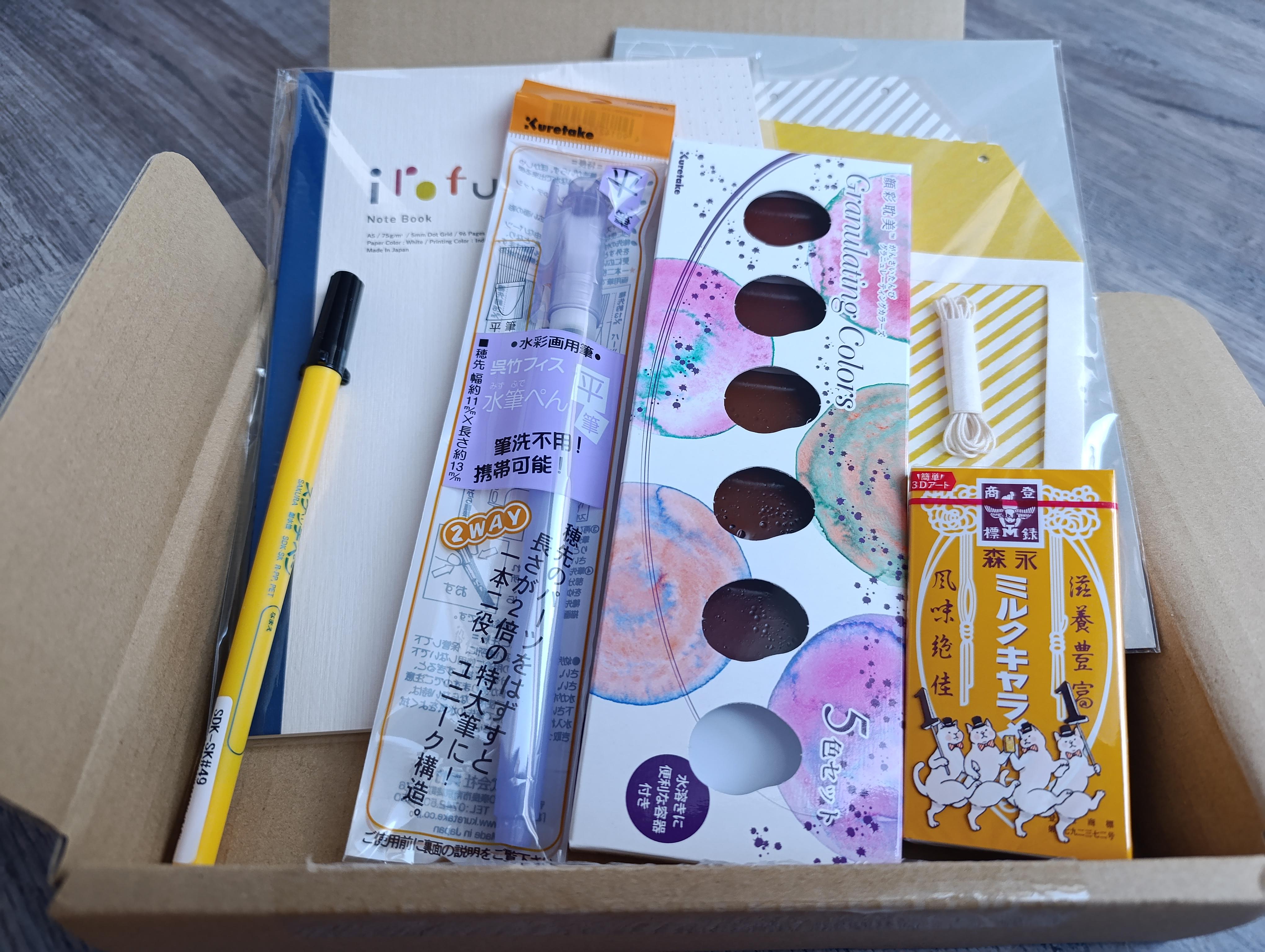 The Stationery Selection の最新のサブスクリプションボックス : r