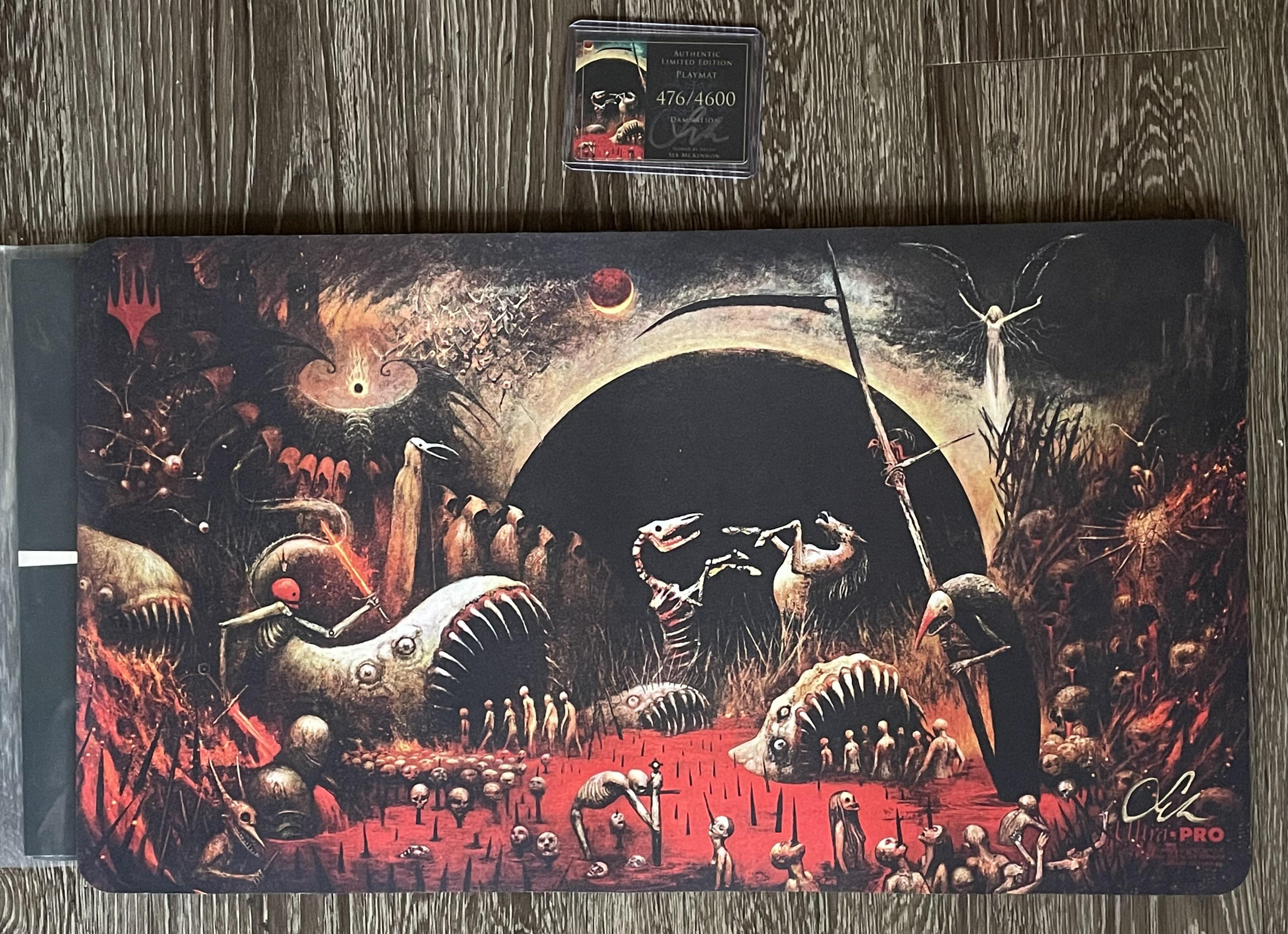 誘惑蒔き/Sower of Temptation サイン入りプレイマット Seb seb サイン