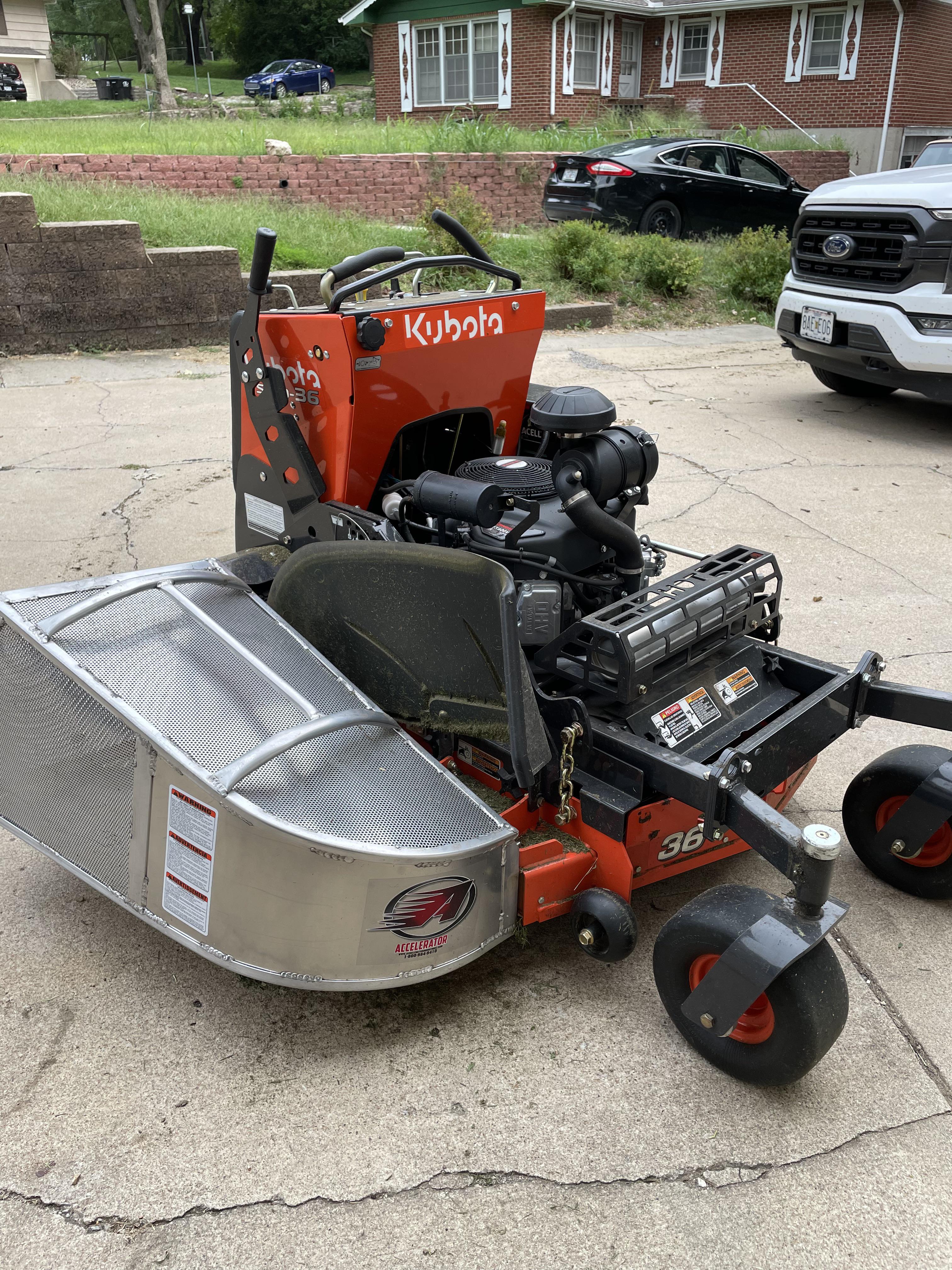 Accelerator Ferris Fw15 Grass Catcher Walk Behind Mower