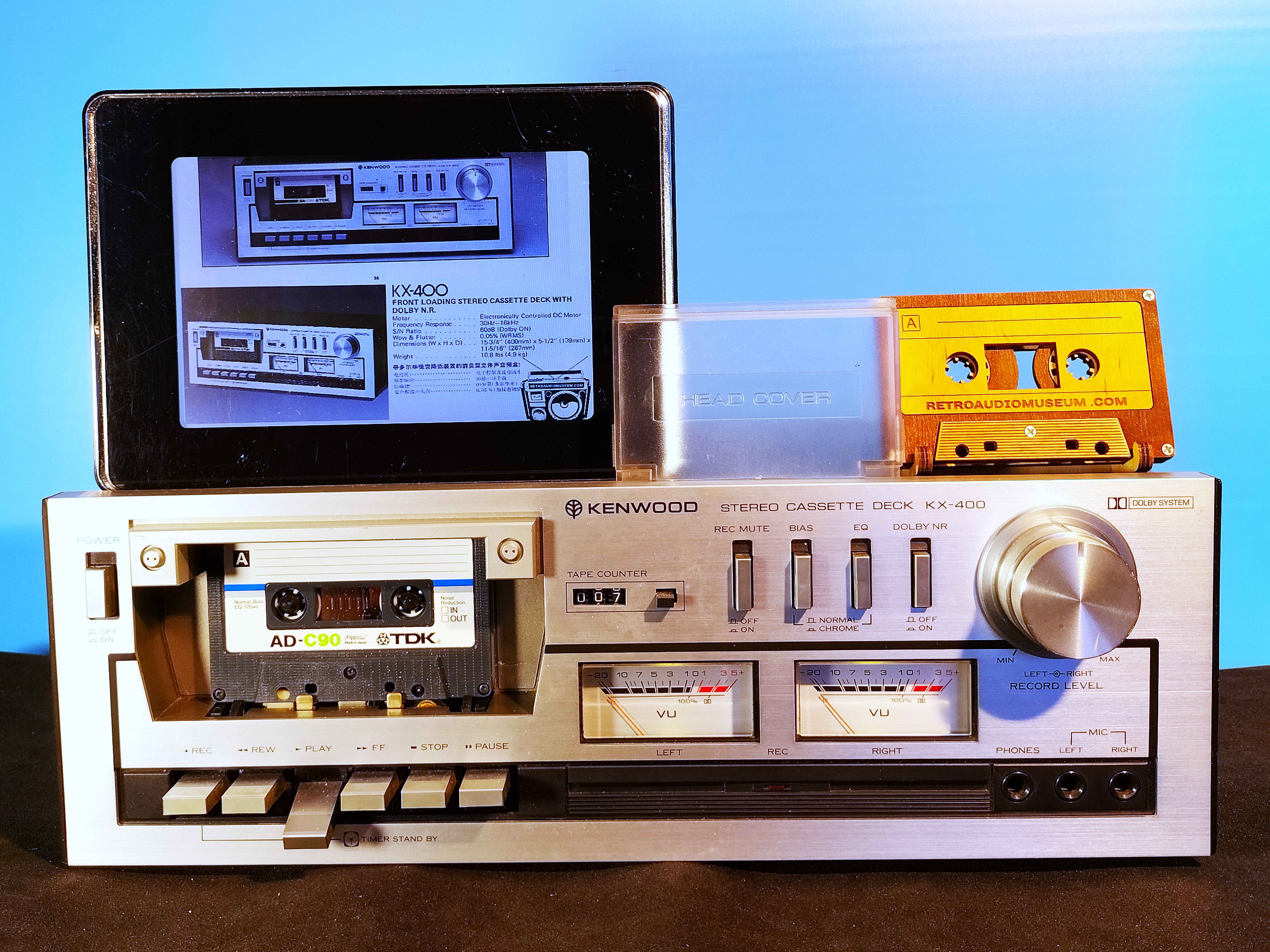 美品メンテナンス整備済TRIO製ビンテージステレオカセットデッキKX