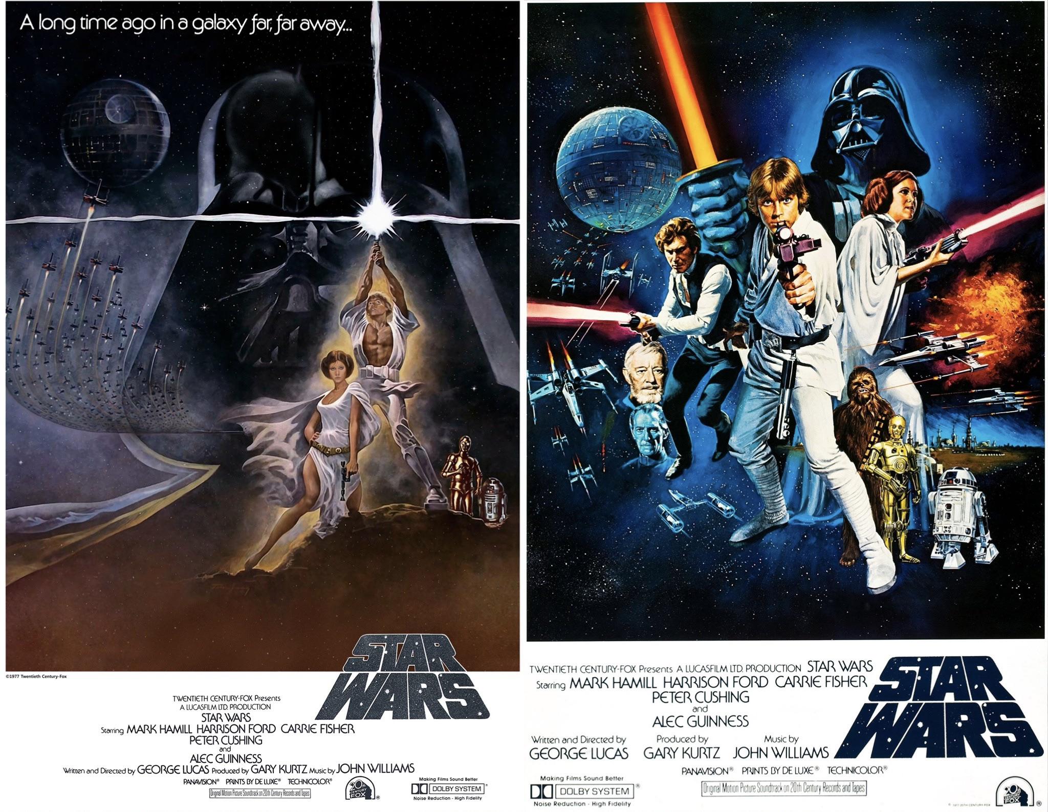 希少】スター・ウォーズ ポスター Star Wars 1977年のスター・ウォーズ
