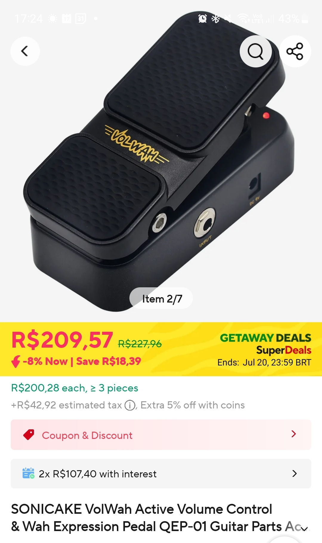 Thoughts on this sonicake volwah pedal? : r/guitarpedals