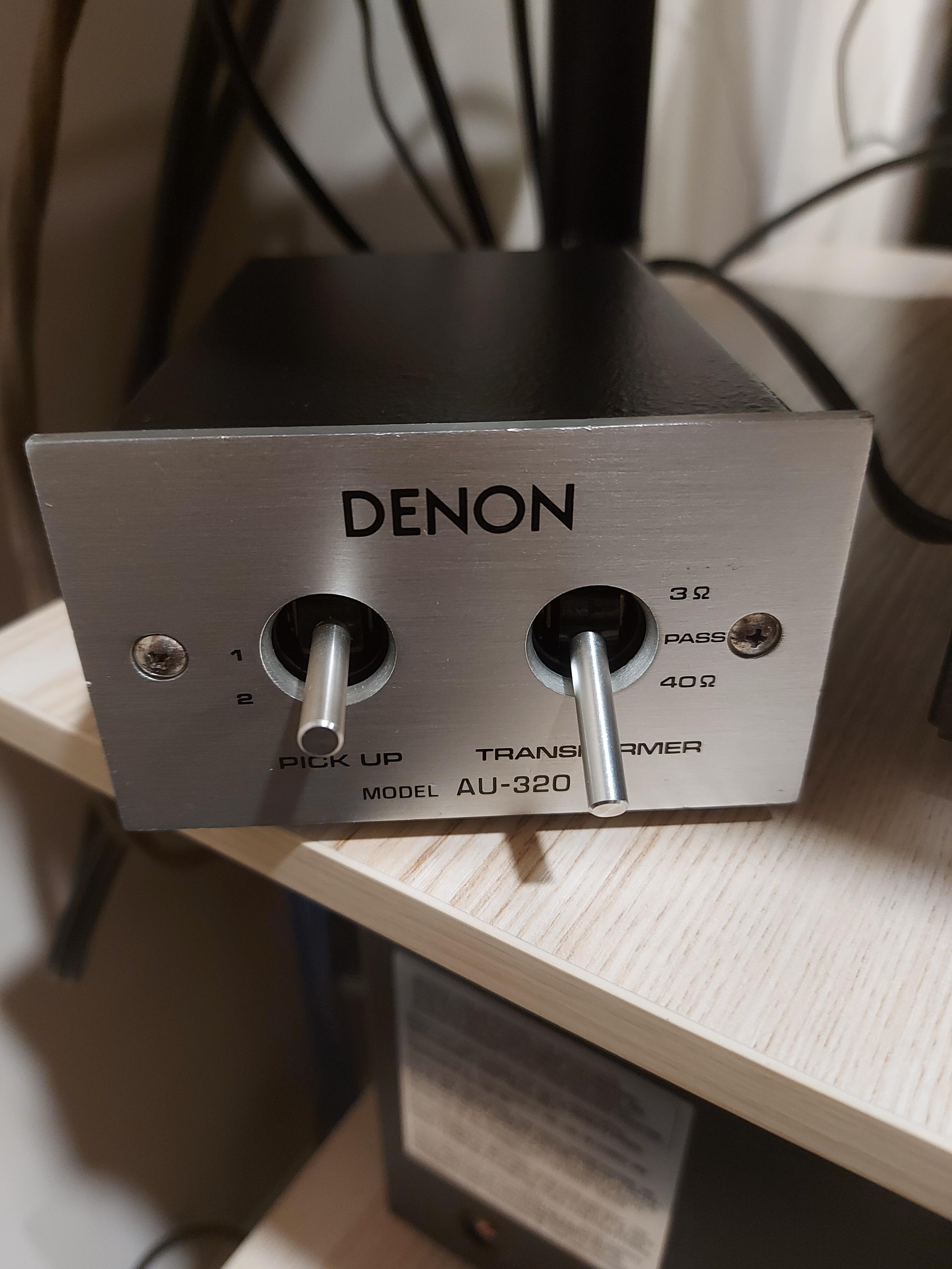 Denon AU-320 SUT. It's MAGIC! : r/vinyl