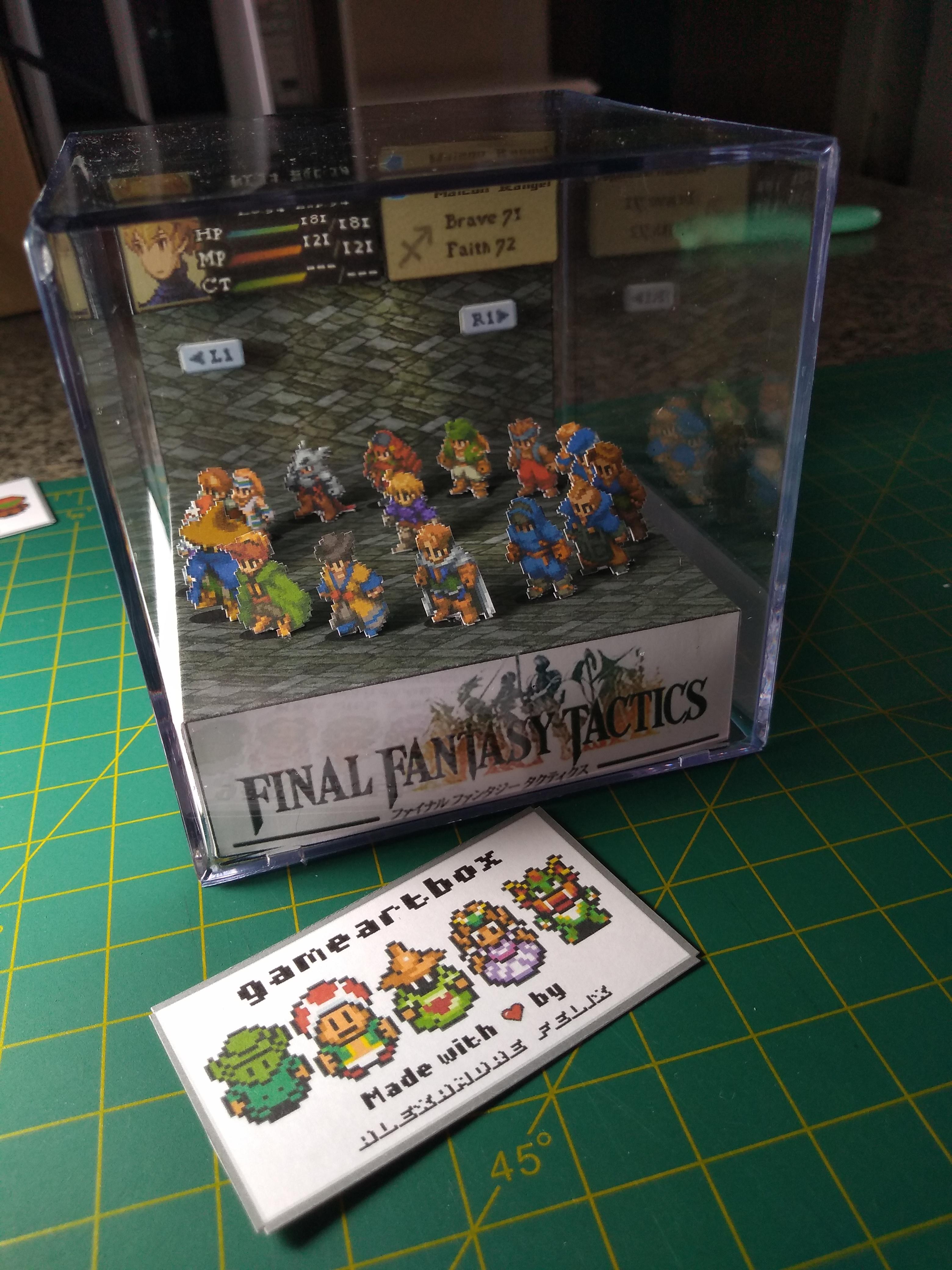 ファイナルファンタジー タクティクス ジオラマ : r/FinalFantasy