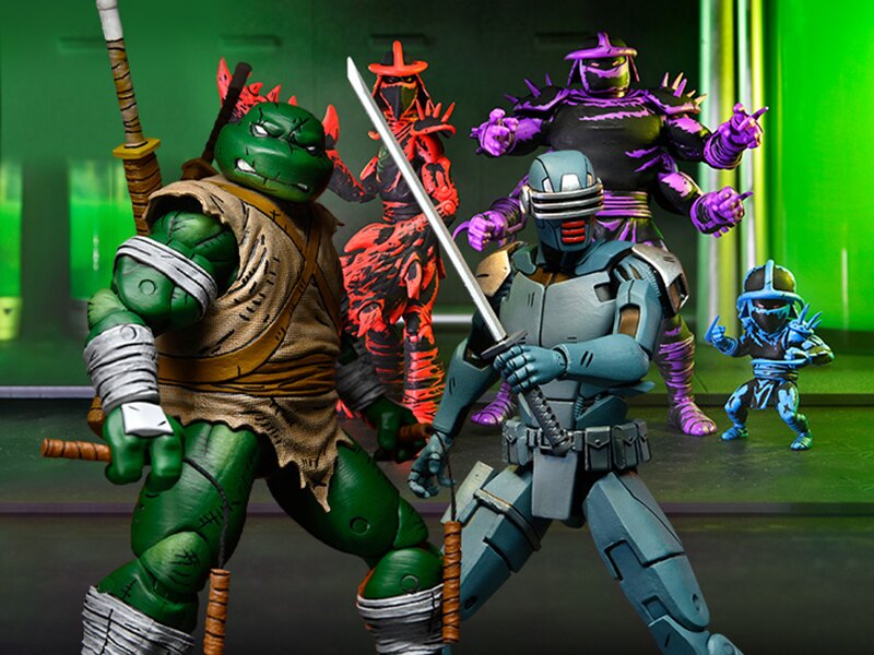 NECA Teenage Mutant Ninja Turtles Michelangelo The Wanderer, Synja