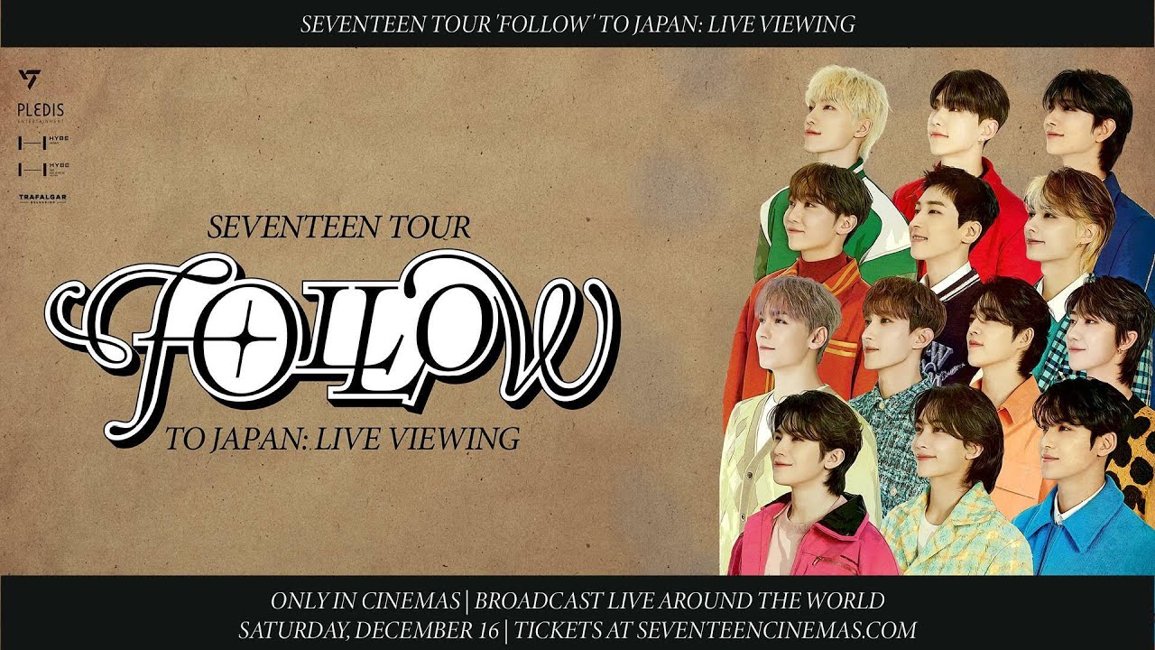 Seventeen Tour Follow to Japan: Live Viewing' official trailer
