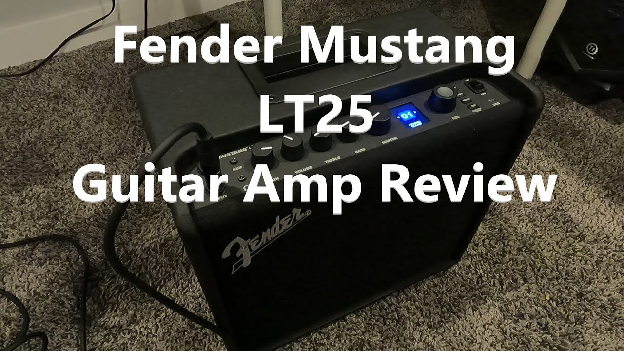 Fender Amp - Mustang LT25 Review - YouTube