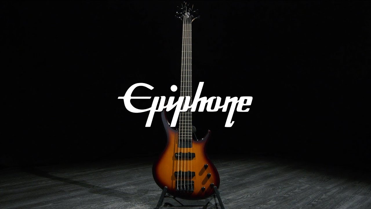Epiphone Toby Deluxe V Bass, Vintage Sunburst | Gear4music demo