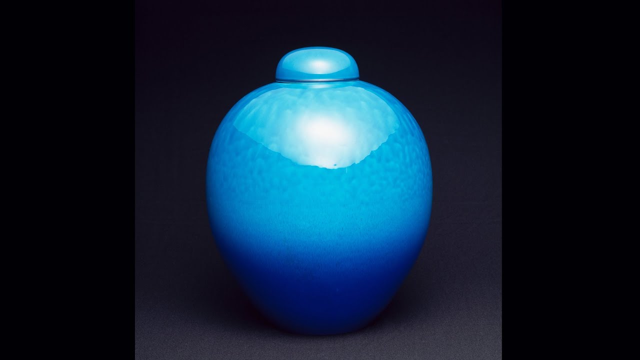 美しい古美術蔵から釉薬のプチプチしたかなり雰囲気のある壺、壷、花瓶