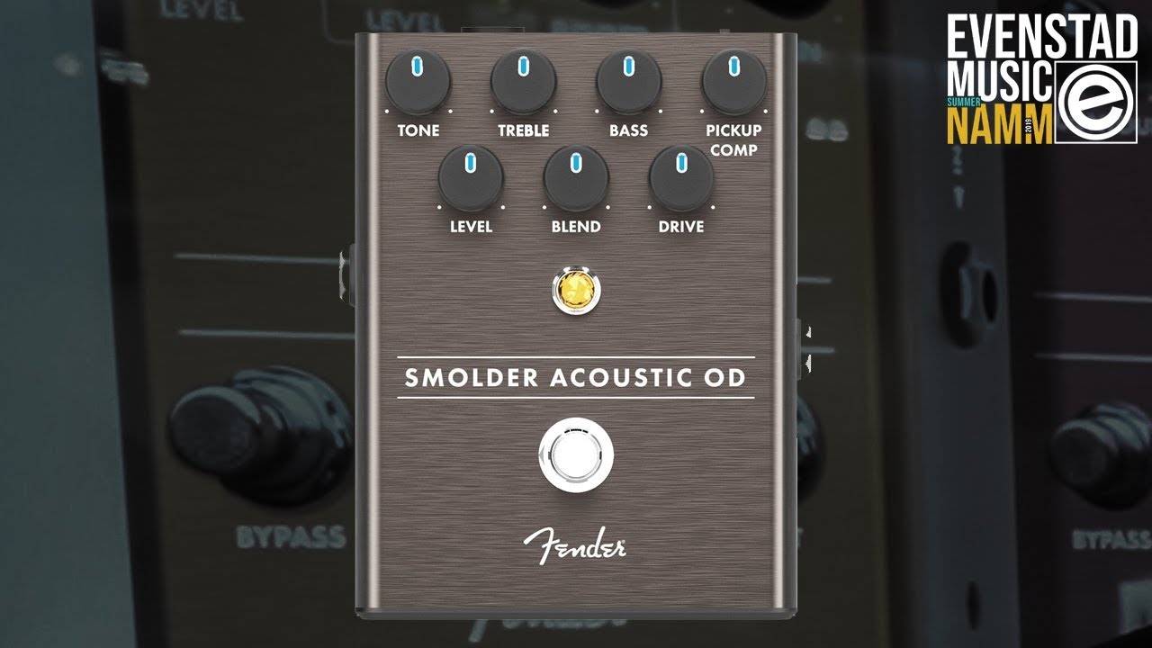 SUMMER NAMM 2019 | Fender Smolder Acoustic Overdrive - YouTube