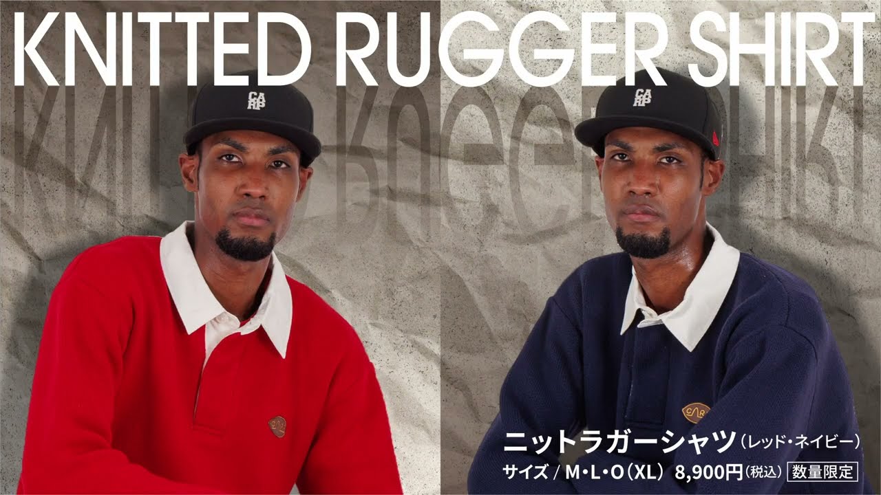 最終値下】Naptime ニットラガーシャツ(赤SIZE:M) 最終値下】Naptime