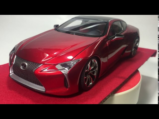 Autoart 1/18 Lexus Lc500 Metallic Red Interior Color Dark Rose