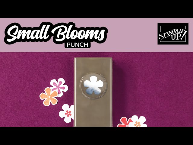 Small Blooms Punch | Sale-A-Bration | Stampin' Up! - YouTube