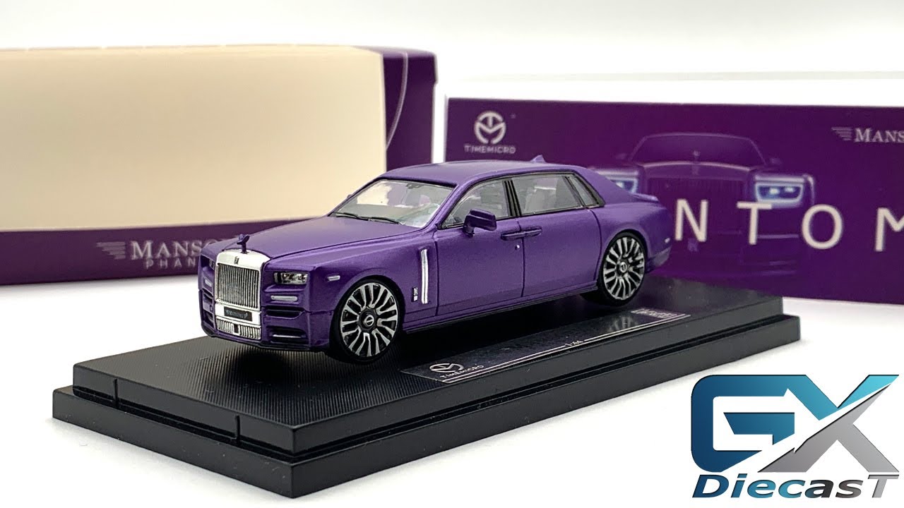 1/64 Time Micro MANSORY Rolls-Royce Phantom VIII (Purple-Matt