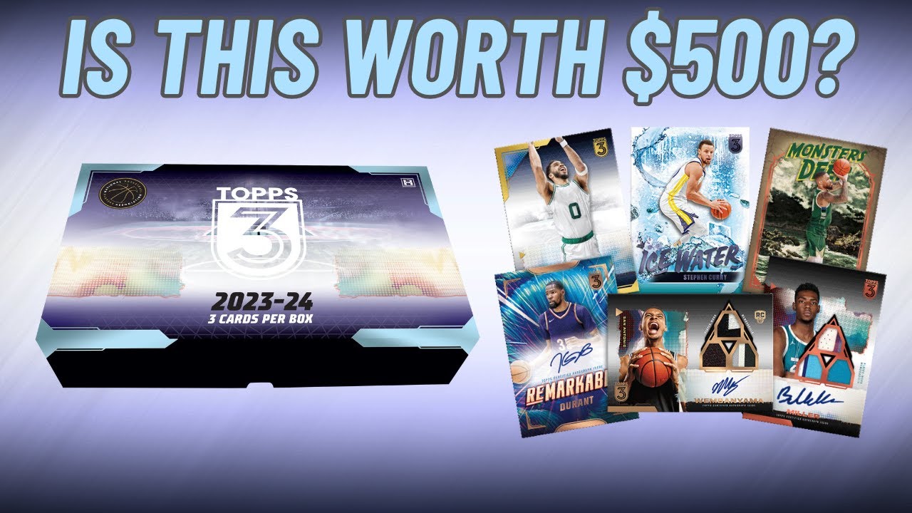 I'M SCARED! 😬 FIRST LOOK: 2023-24 Topps Three Basketball Hobby