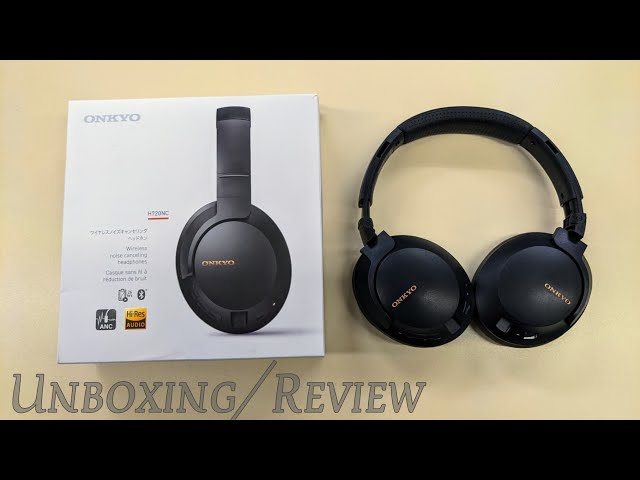 ONKYO H720NC Wireless ANC Headphones - Unboxing/Review - YouTube