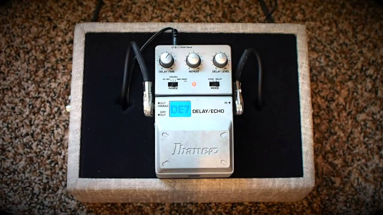 Ibanez DE7 Delay Echo - YouTube
