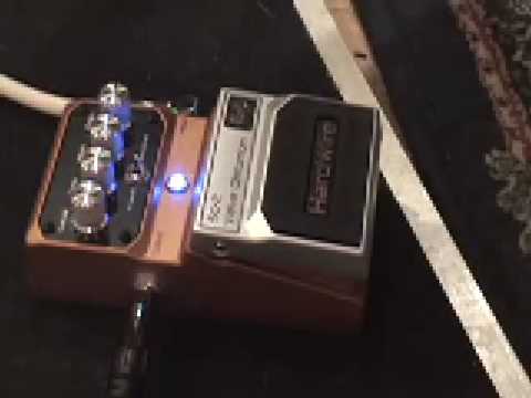 Digitech HARDWIRE Valve Distortion guitar effects pedal demo SC-2