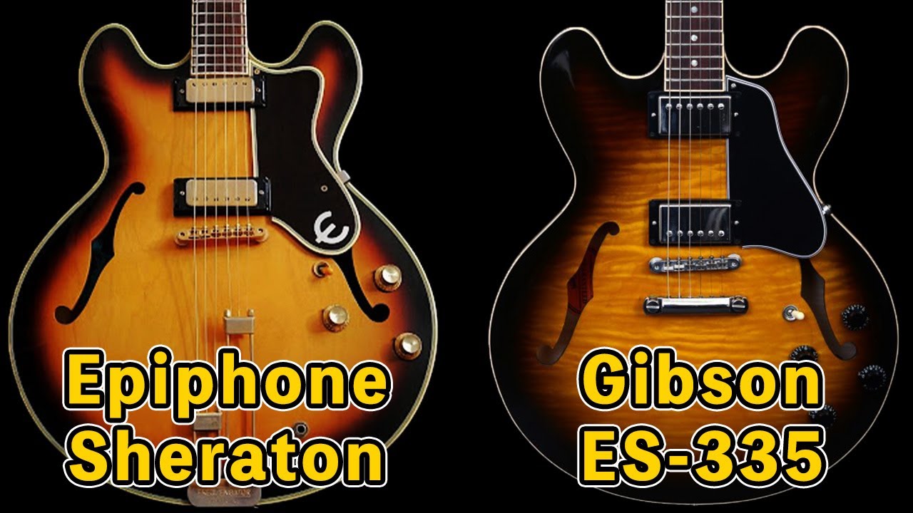 Epiphone ES-335 シェラトンII VS Epiphone Sheraton vs ES-335 Guitar