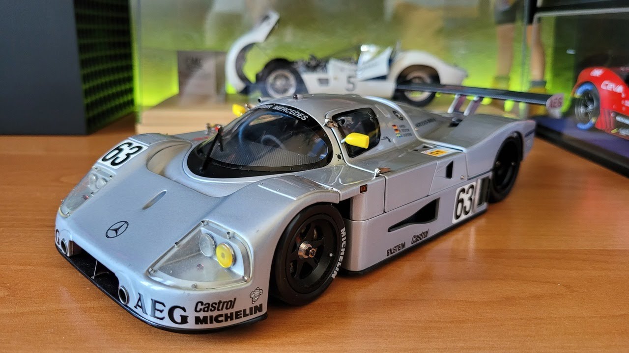 EXOTO 1/18 Sauber Mercedes C9 #63 ルマン優勝 Sauber C9 Mercedes