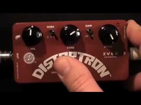 ZVEX Distortron demo video by Zachary Vex - YouTube