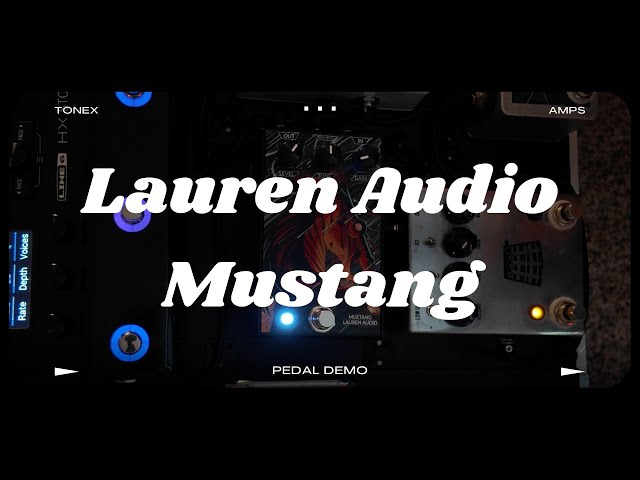 Lauren Audio Mustang // Pedal Demo - YouTube