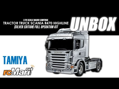 Tamiya 1/14 Scania R470 Silver Edition Pre-Painted Body Highline