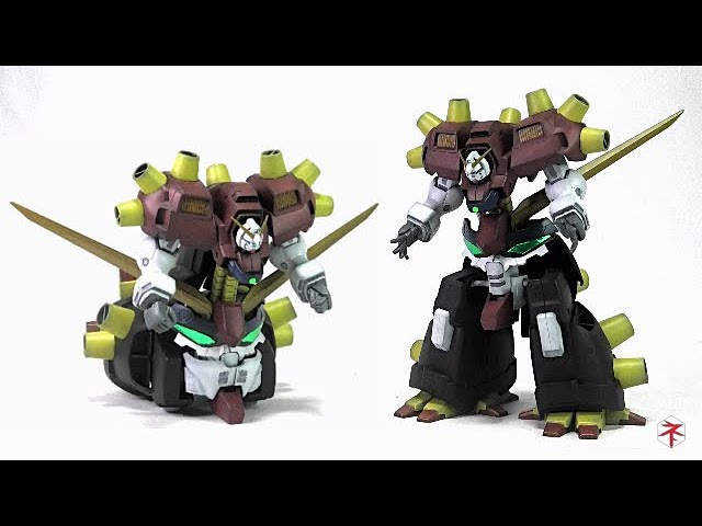 ガンプラ】1/144「デビルガンダム」を改修・塗装しました - YouTube