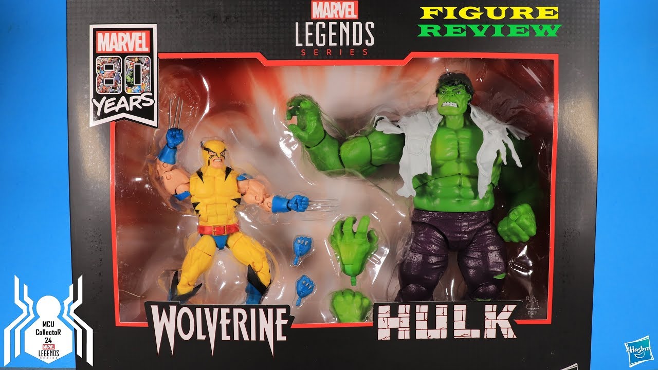 Marvel Legends 80th Anniversary WOLVERINE & HULK Fan Channel