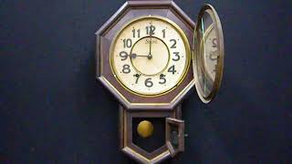 1.アンティーク 八角時計 ゼンマイ式振り子 Special USA ボンボン時計