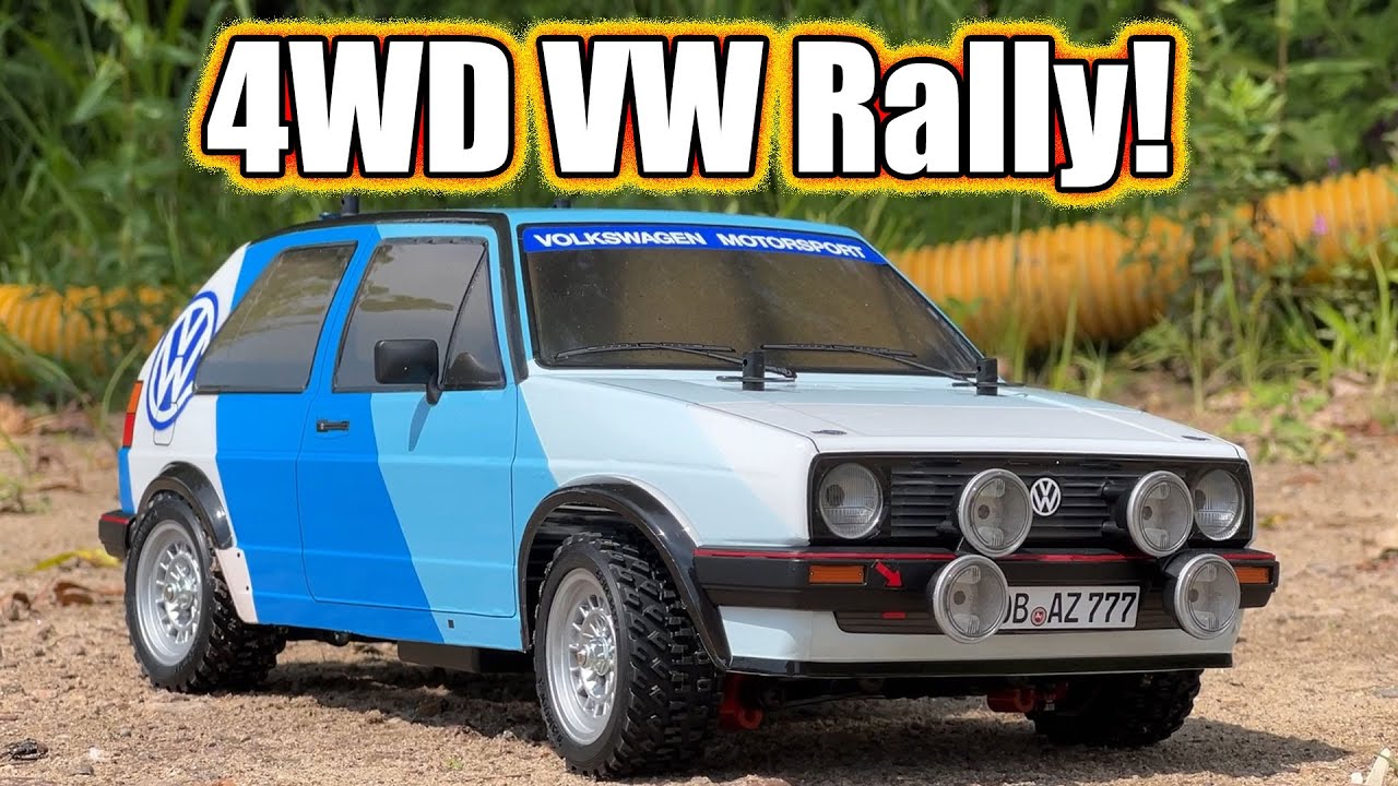 Off-Road Rally Time! Tamiya VW Golf MK2 GTI - YouTube