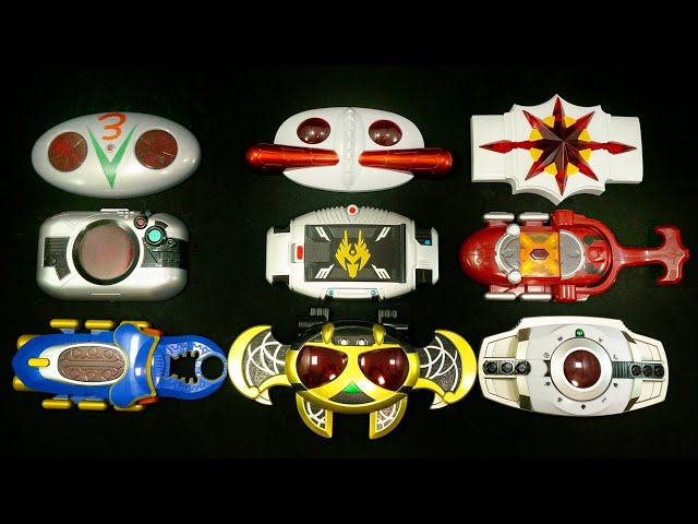 仮面ライダー 全トリプルチェンジ変身ベルト VOL1～3 V3 アマゾン