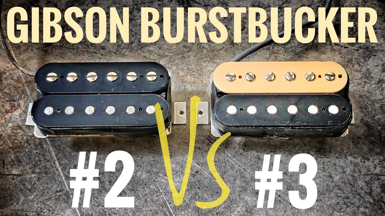 Burstbucker 2 vs Burstbucker 3 - How HOT do you want your PAF