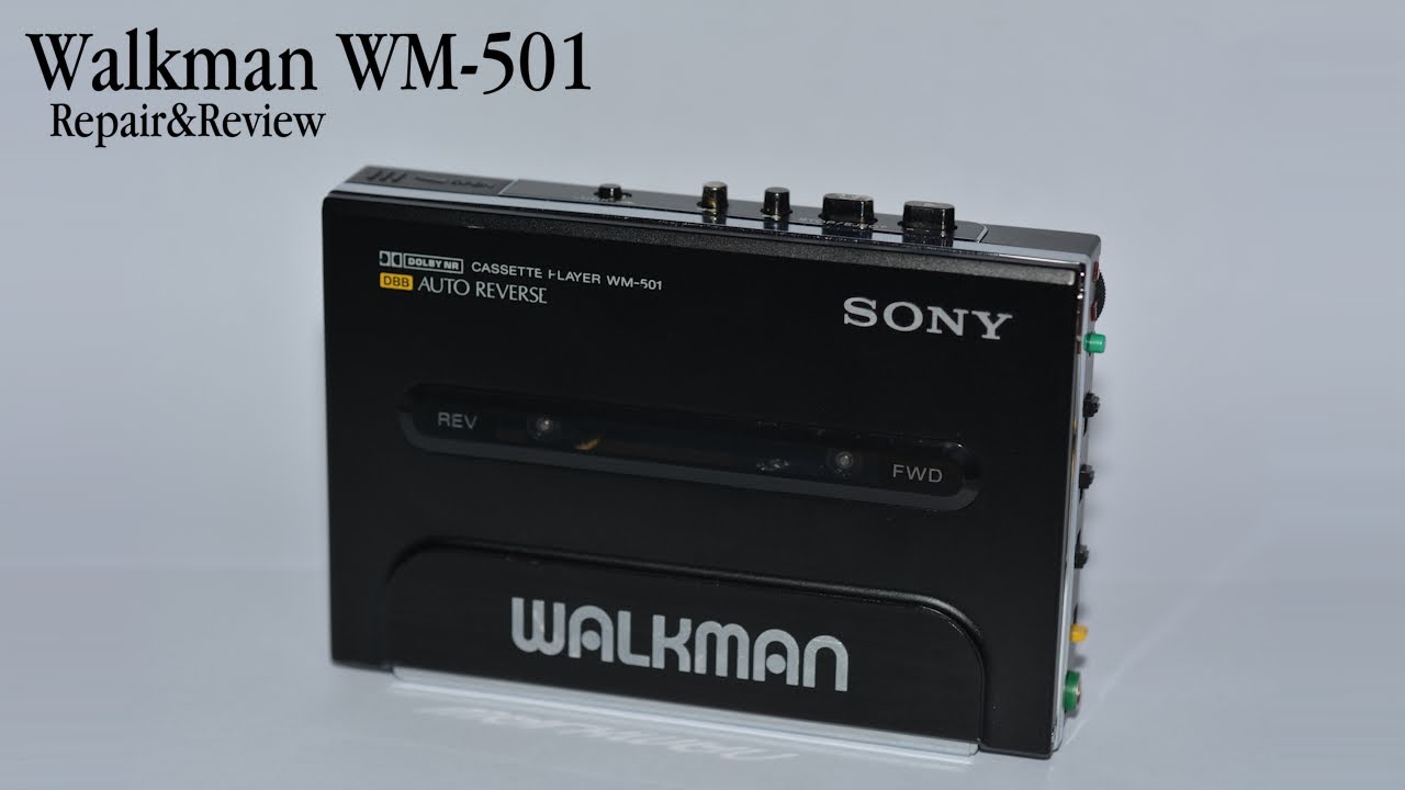 SONY 超レアな赤い猿のウォークマンWM-501を直しました^^ - YouTube