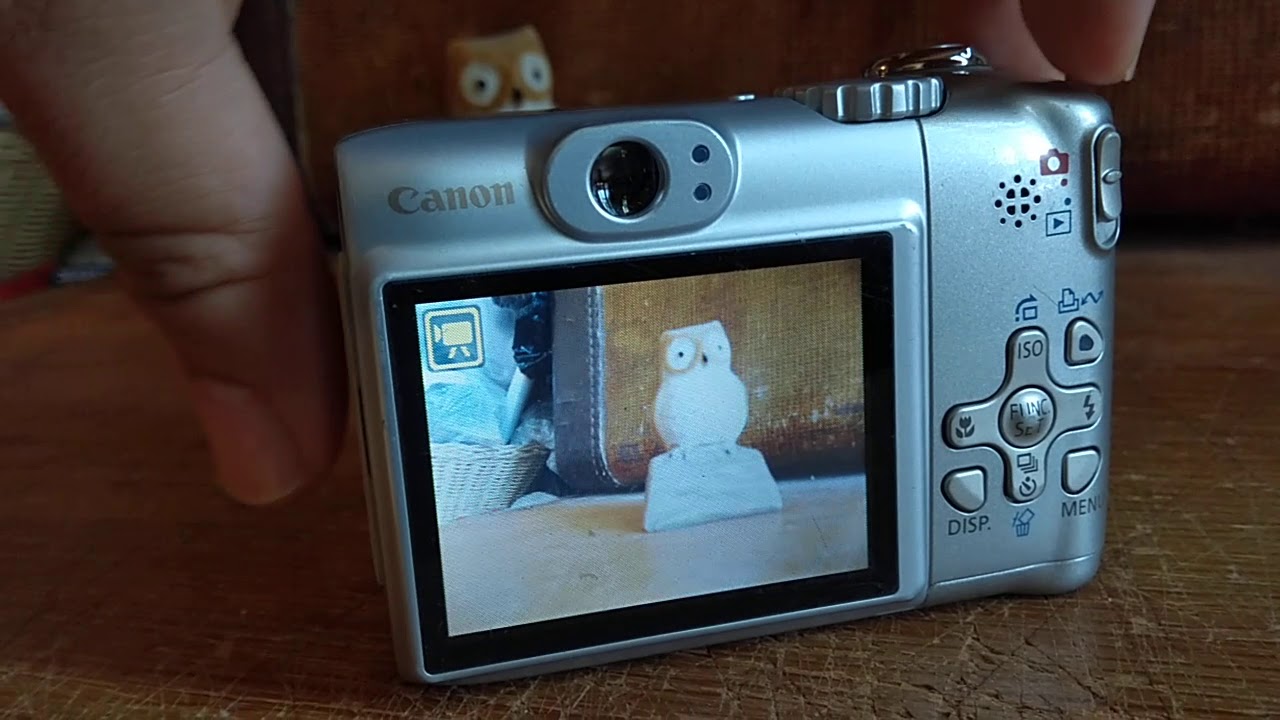 Canon Powershot A580 8mgpx digital camera - YouTube