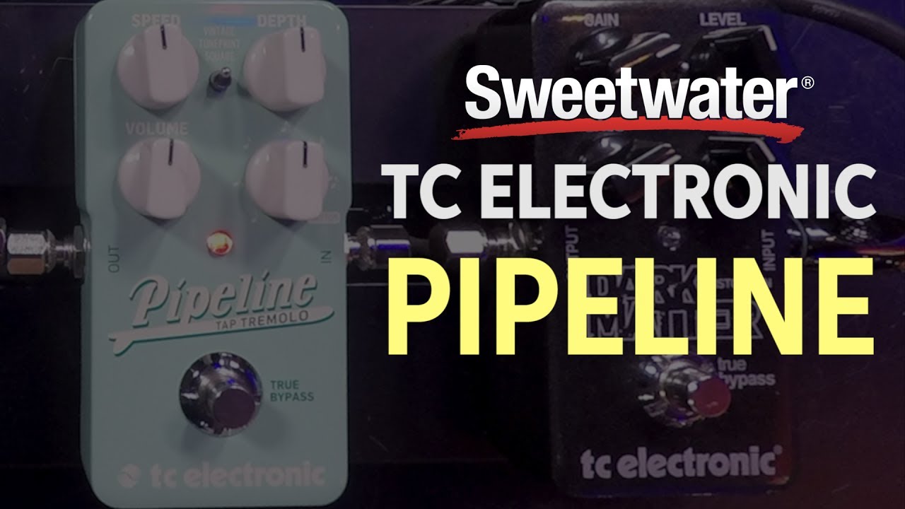 TC Electronic Pipeline Tremolo Pedal Demo - YouTube