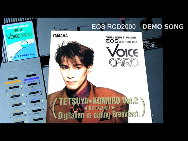 EOS ボイスカード】RCD2000 Demo Song【小室哲哉vol.2】YAMAHA TQ5