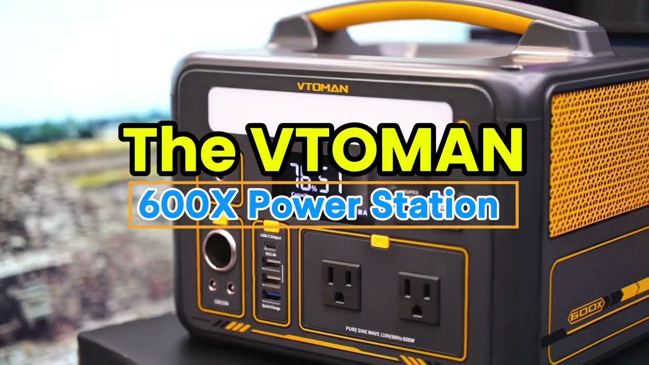 The VTOMAN Jump 600x Power Station| Full Review - YouTube