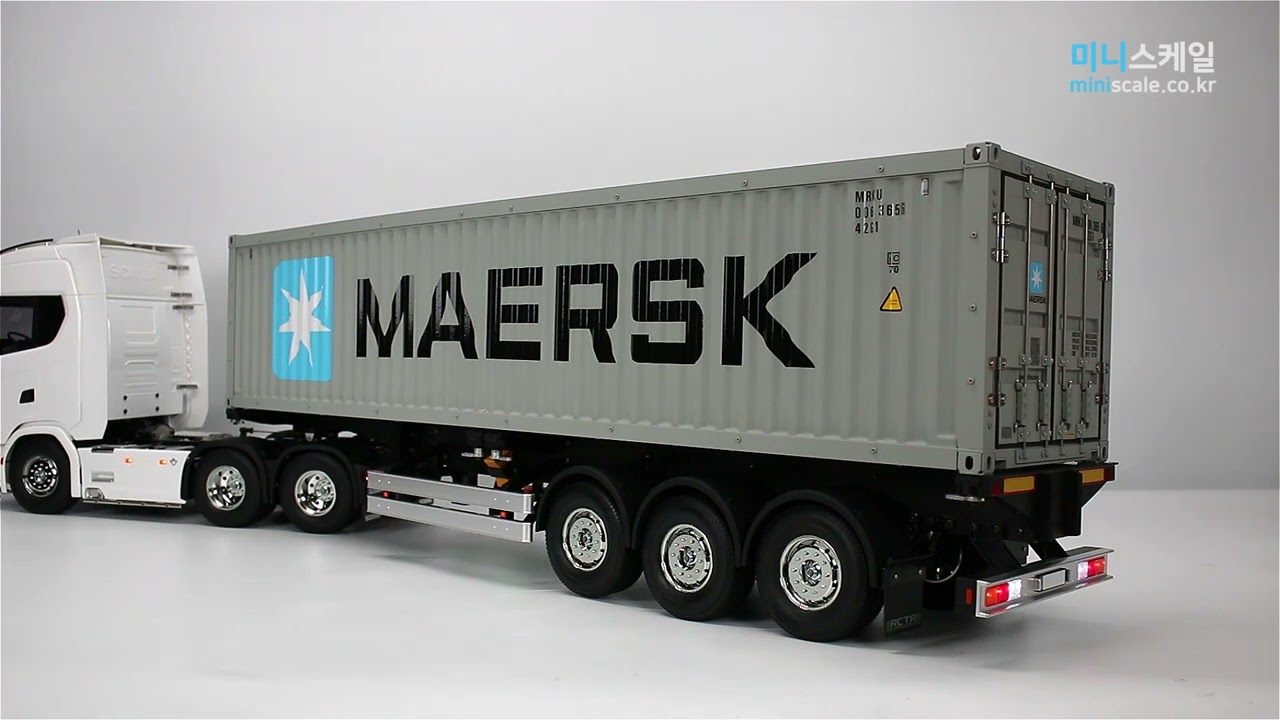 タミヤ 1/14 MAERSKコンテナトレーラー 1/14 Tamiya MAERSK 40-Foot
