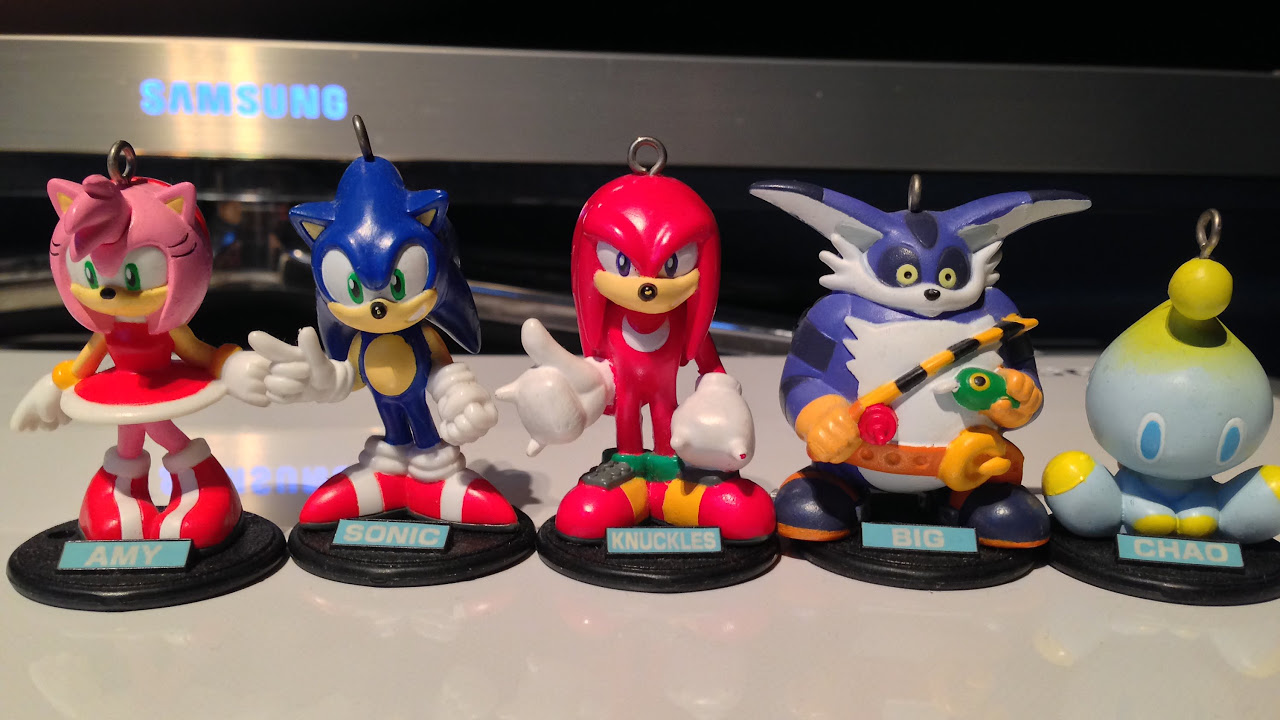 希少】ソニックアドベンチャー キーチェーンフィギュア 4点セット 希少