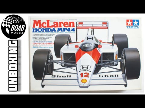 Unboxing - McLaren Honda Mp4/4 - 1/20 by Tamiya - Perfect parts
