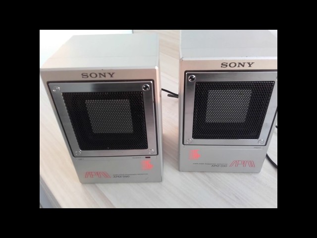 Vintage SONY APM-090 Amplifier Powered Monitor for Walkman Japan