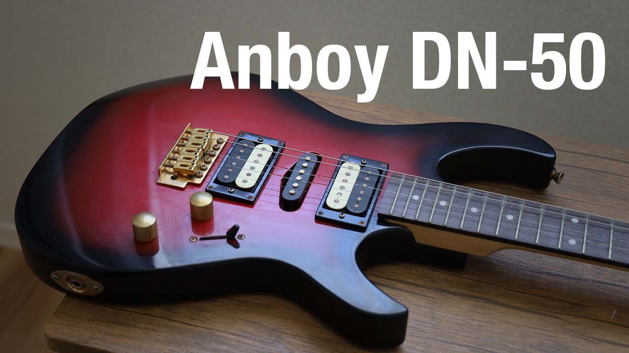 ANBOY by fujigen ディンキー エレキギター ブルー エレキ ANBOY by