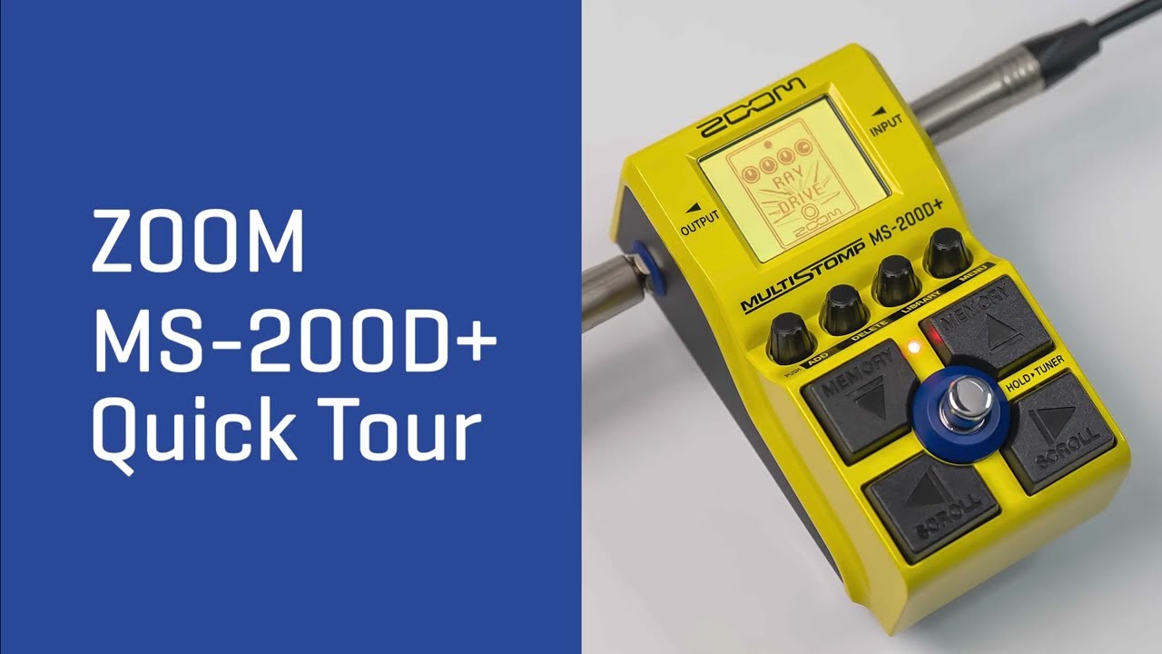 ご予約受付中】200種類のドライブサウンド！ 歪み専用マルチストンプ