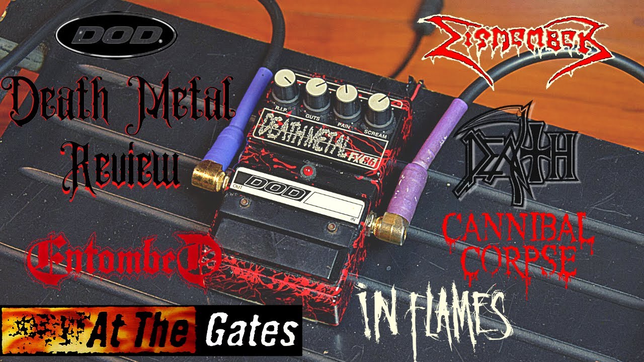 Death Metal Guitar Tone - Review DOD FX86 - YouTube