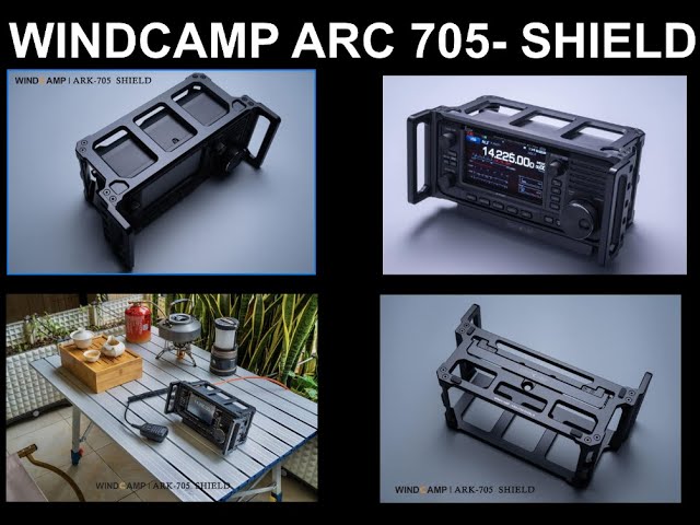 ICOM IC 705-WINDCAMP ARC-705- Carry Cradle - YouTube
