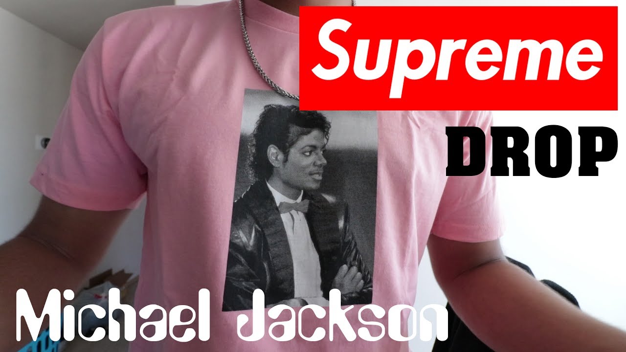 Supreme Michael Jackson Pink/Coral Shirt SS17 Review - YouTube