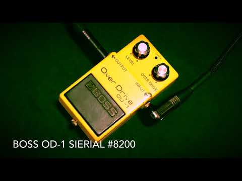 BOSS OD-1をレビュー！初期型を含む年代やシリアルナンバー別に比較