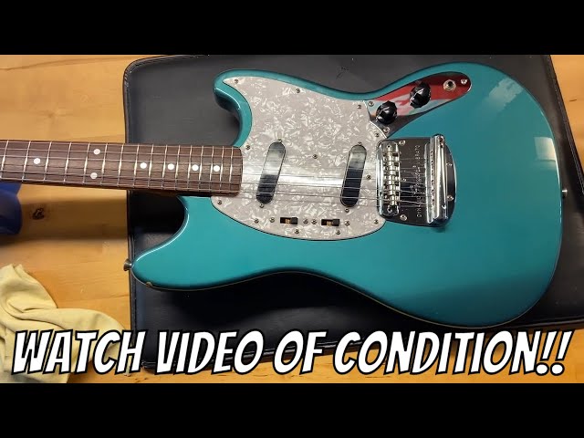 1999 Fender Japan MG69 69 Mustang OTM Ocean Turquoise Metallic